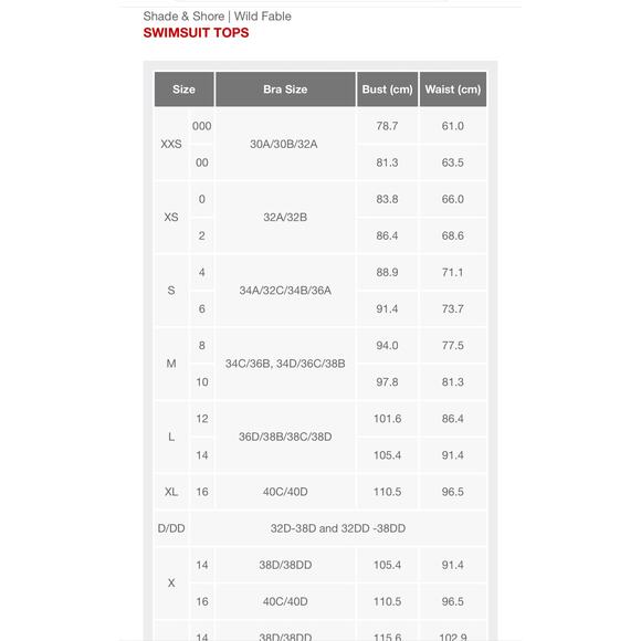 Wild Fable Women’s Floral Bikini Size S Size M Cheeky Bottom Bandeau Top NEW - Picture 4 of 14